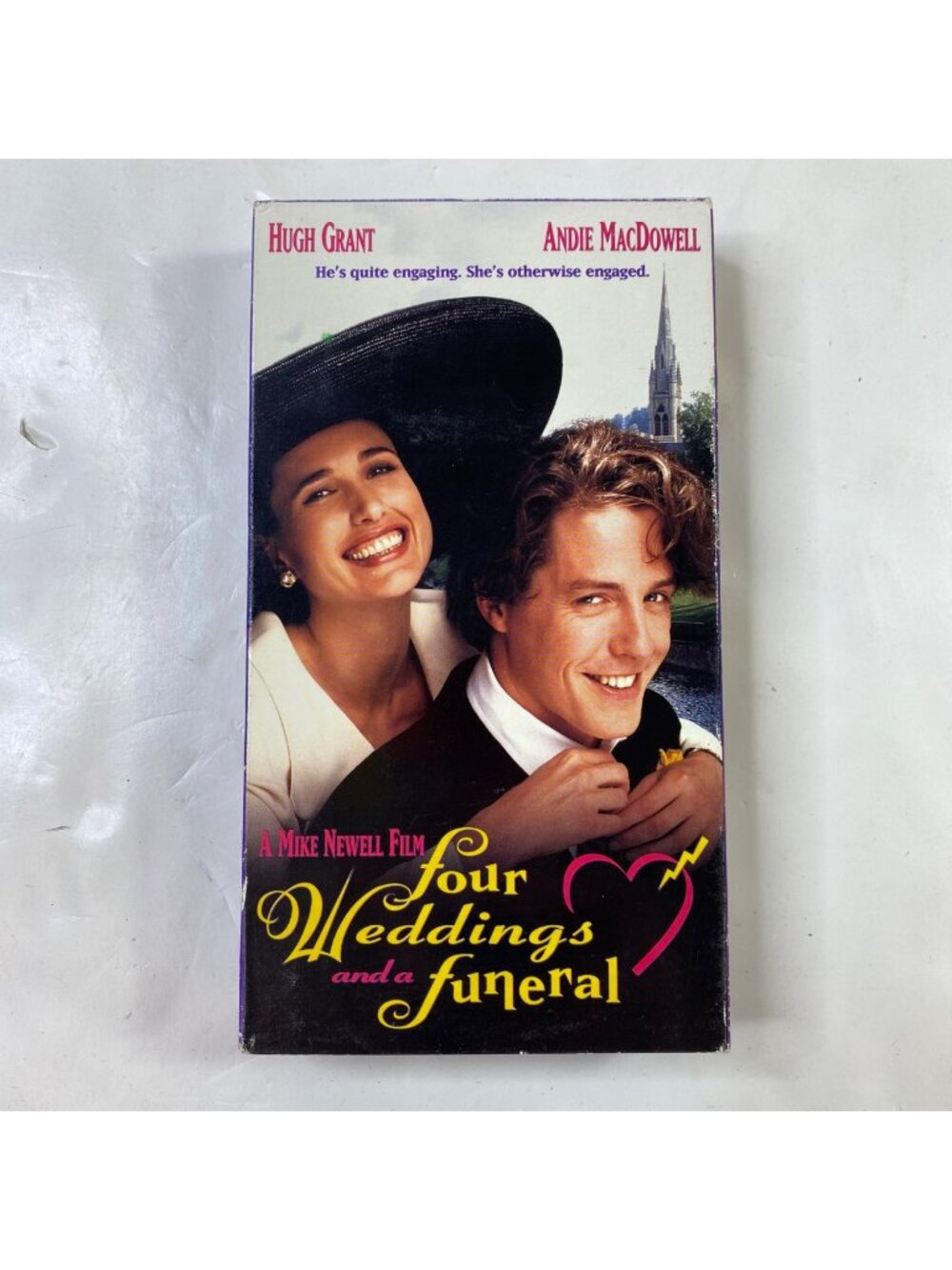 Four Weddings And A Funeral VHS 1994 Romantic Comedy Hugh Grant Andie MacDowell